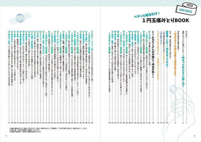 【書籍】ペタッと貼るだけ！ 1円玉痛みとりBOOK(M1777)