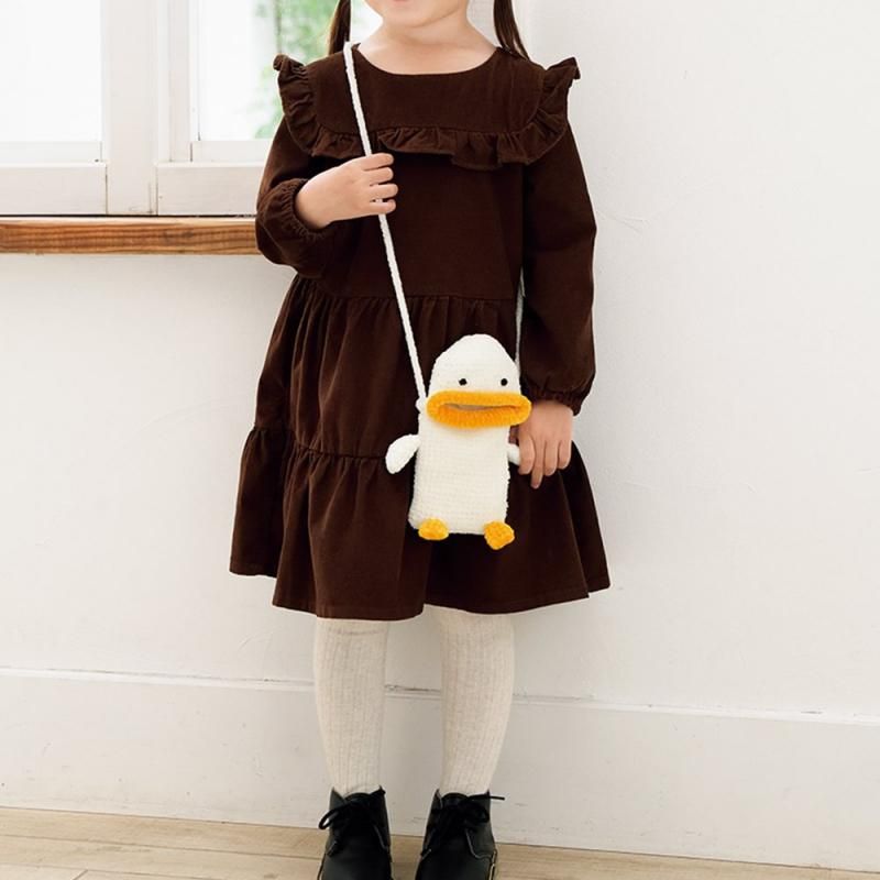 【DL編み物】アヒルのポシェットDesign by ハマナカ企画(DLknit0024)