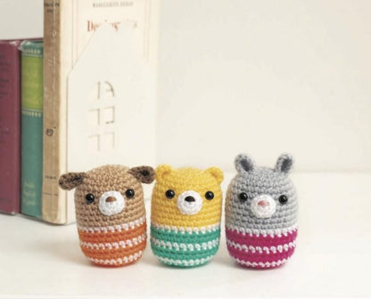 【DL編み物】かわいいどうぶつ Design by齊藤郁子(DLknit0027)