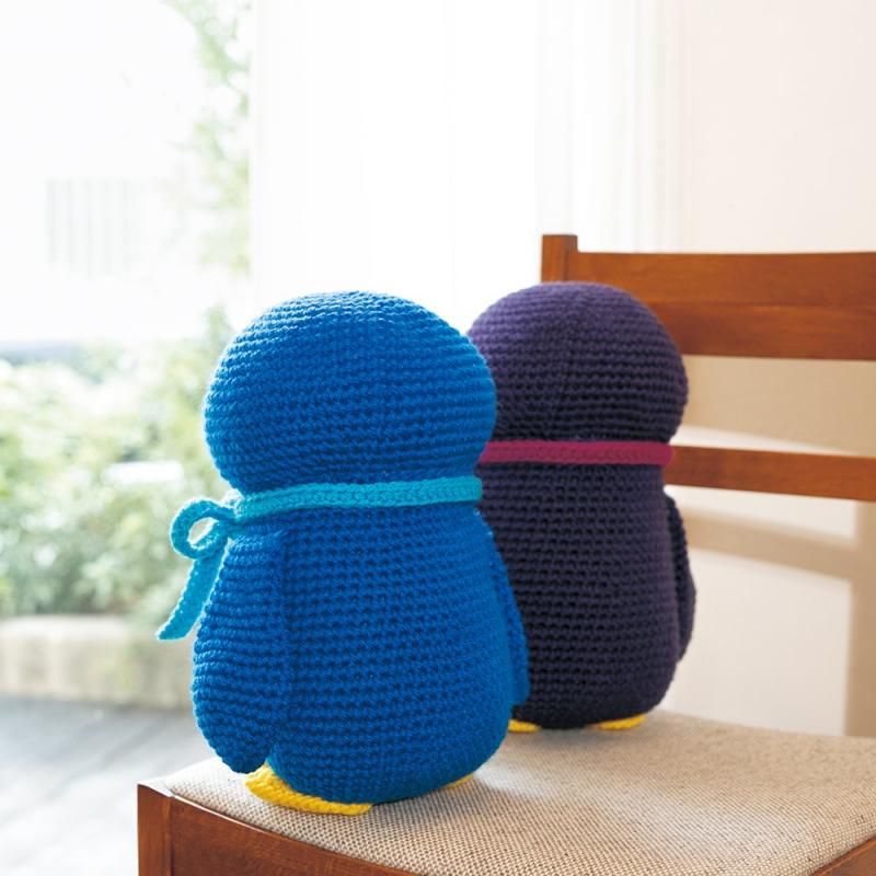 【DL編み物】大きなペンギン Design by 齊藤郁子(DLknit0028