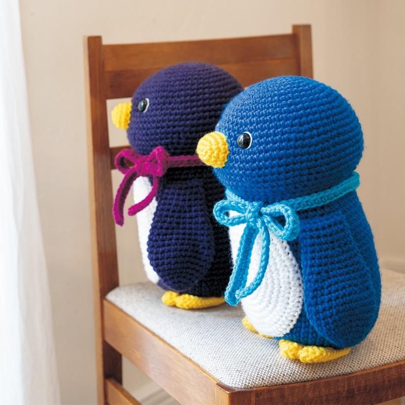 【DL編み物】大きなペンギン Design by 齊藤郁子(DLknit0028
