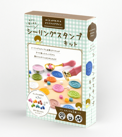 【書籍】mizutamaオリジナルデザイン　すぐに楽しめるシーリングスタンプキット(D74)