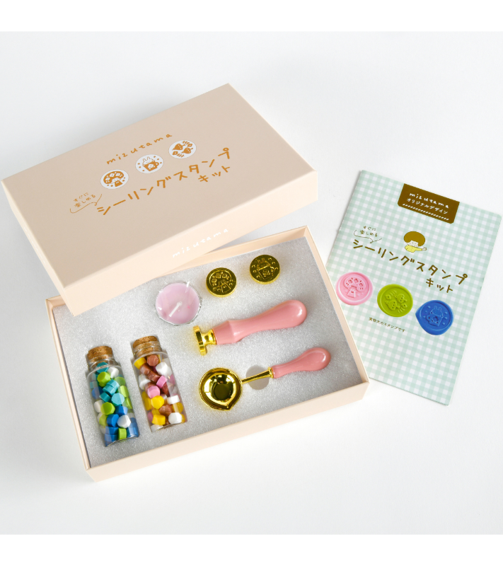 【書籍】mizutamaオリジナルデザイン　すぐに楽しめるシーリングスタンプキット(D74)
