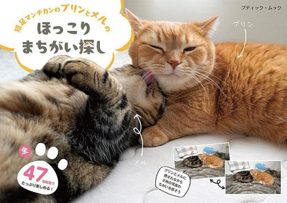 【書籍】短足マンチカンのプリンとメルのほっこりまちがい探し(M1846)