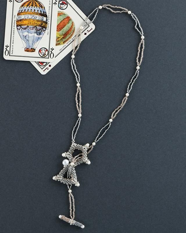 PROSTON CO ビーズ ネックレス 人形モチーフ PROSTON CO ビーズ ネックレス 人形モチーフ PROSTON CO ビーズ