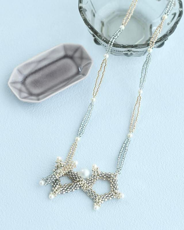 PROSTON CO ビーズ ネックレス 人形モチーフ 多角形モチーフネックレス | ビーズレシピ・材料キット - ブティック社