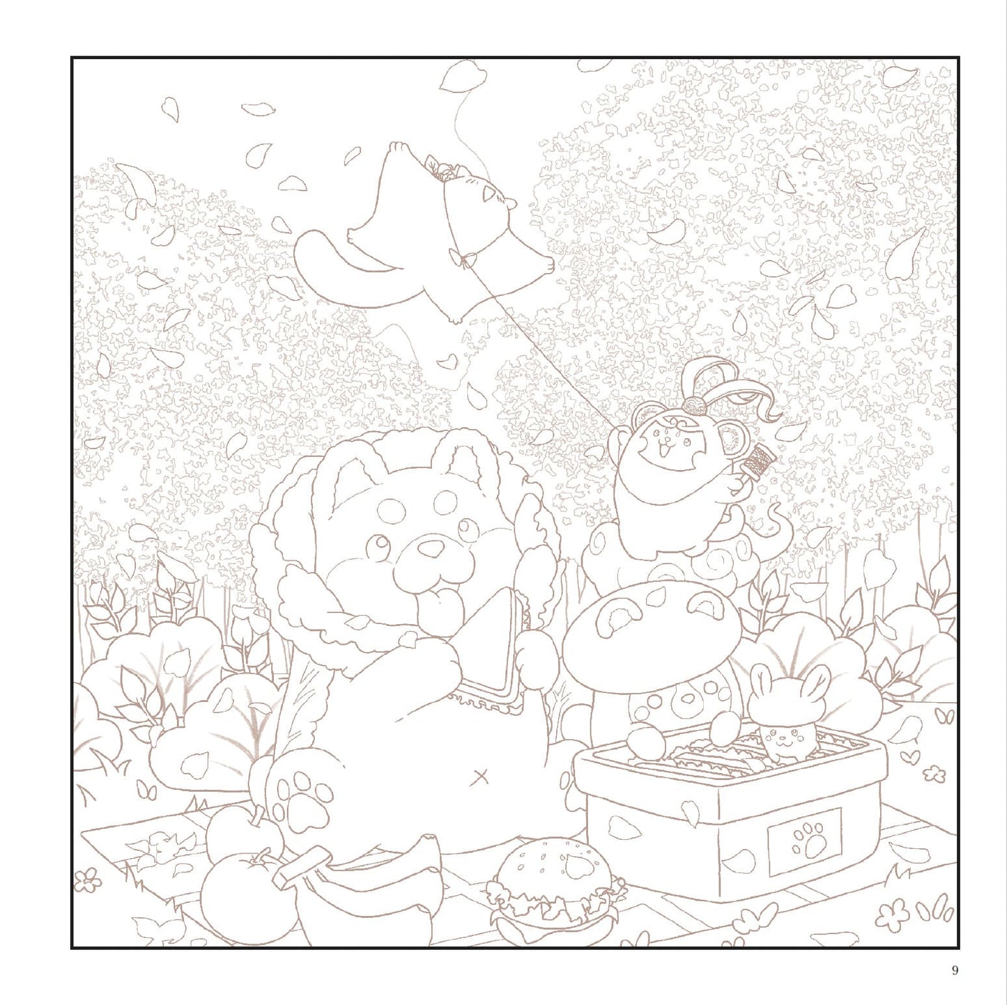 【書籍】おやさい妖精さんのぬりえ(M1865)