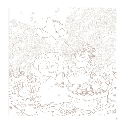 【書籍】おやさい妖精さんのぬりえ(M1865)