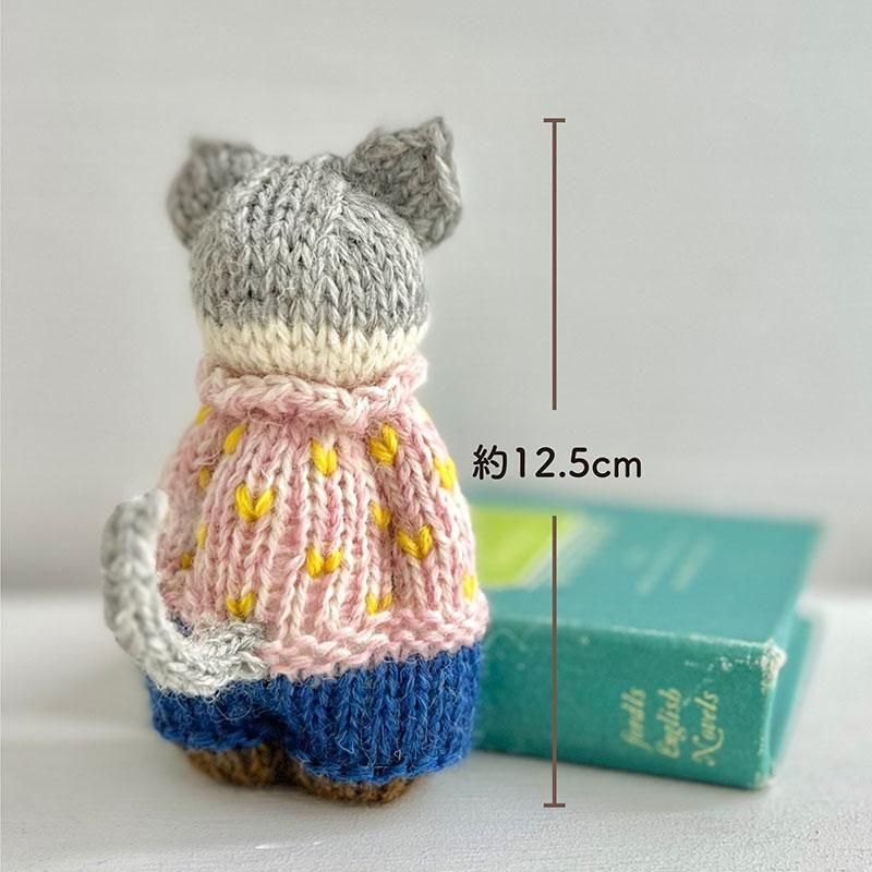 あみぐるみキット】_《ハチワレねこ》byツムギコウボウ（kit-0025