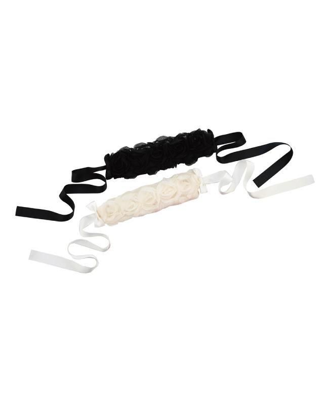 【材料キット】　《ローズヘッドドレス》キット＿青木美沙子のソーイングブック２掲載(レシピなし)(kit-0041)