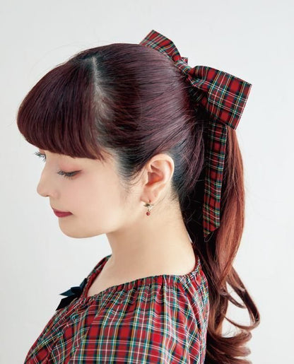 【材料キット】　《ビッグリボンシュシュ》キット＿青木美沙子のソーイングブック２掲載(レシピなし)(kit-0044)