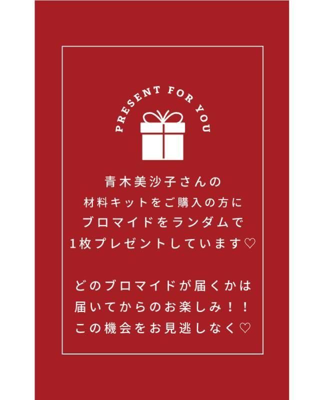 【材料キット】　《ビッグリボンシュシュ》キット＿青木美沙子のソーイングブック２掲載(レシピなし)(kit-0044)