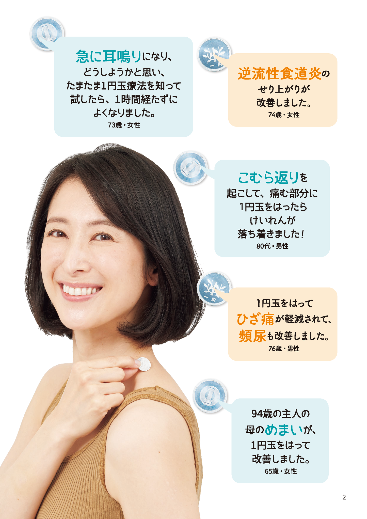 【書籍】ペタッと貼るだけ！ 1円玉痛みとりBOOK(M1777)