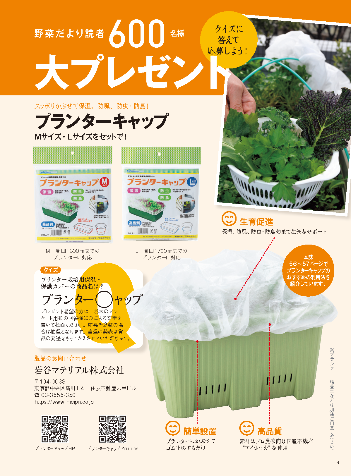 【書籍】野菜だより2024年11月冬号(112411)