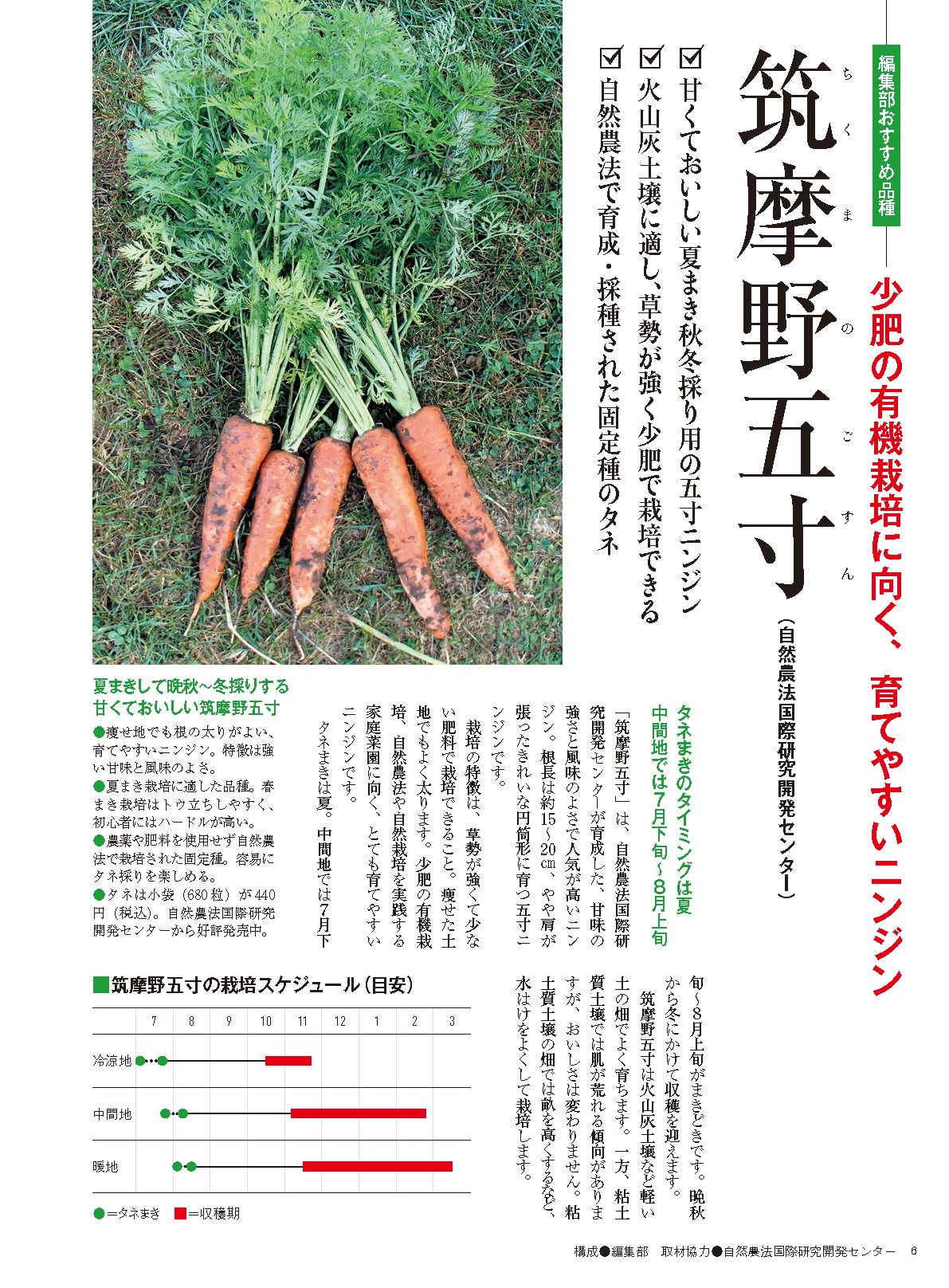 【書籍】野菜だより2025年7月夏号(112507)