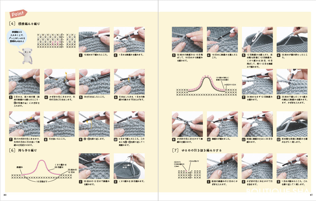 【書籍】happyknittingmama／ハピママのかぎ針編みレッスン(S8111)
