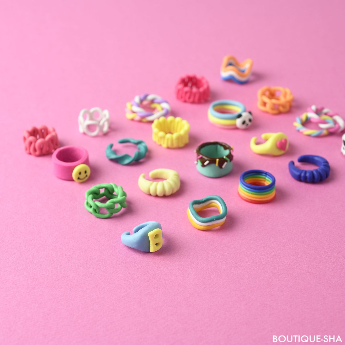 【書籍】オーブン粘土で作るクレイリング(S8187)