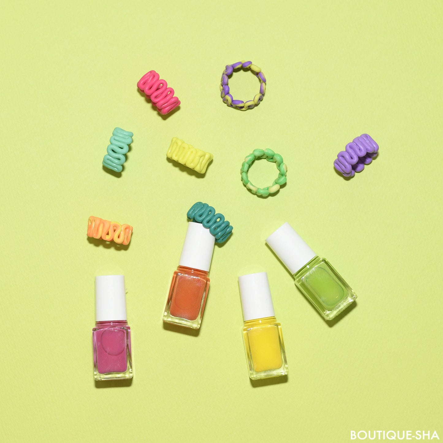 【書籍】オーブン粘土で作るクレイリング(S8187)