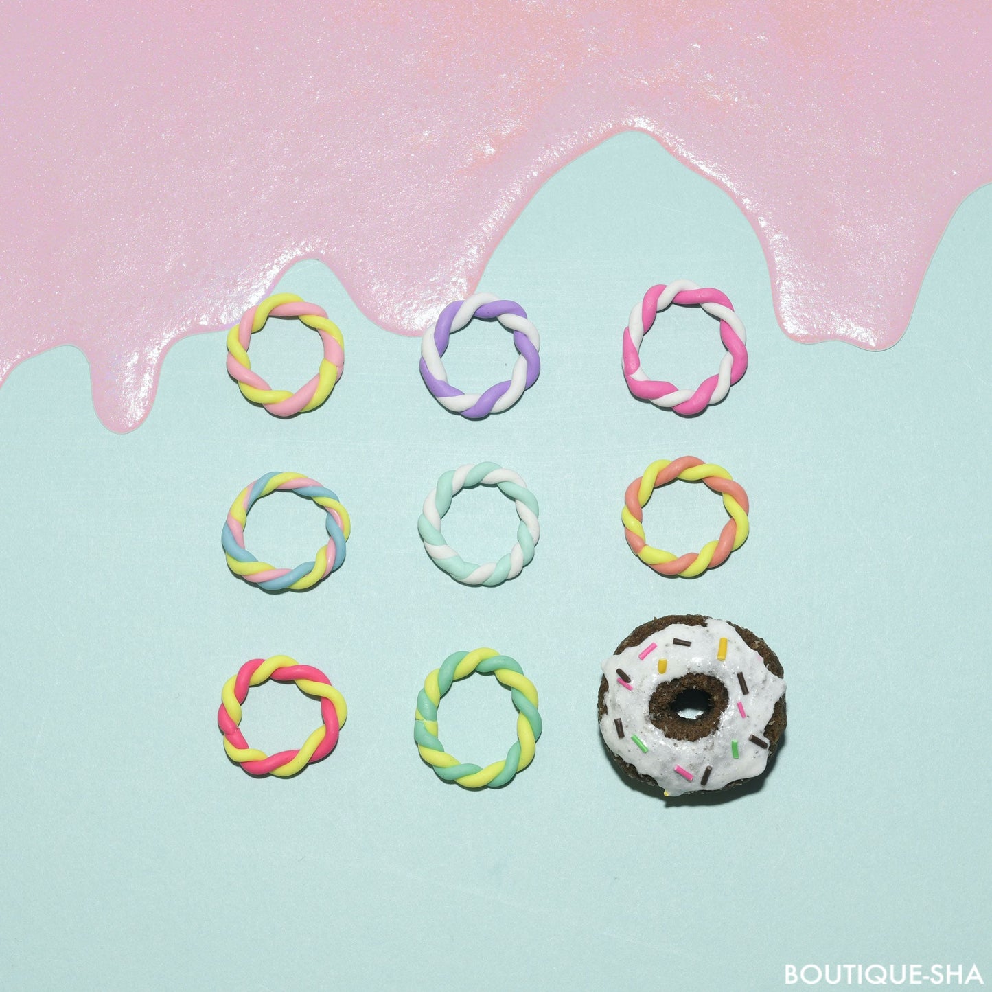 【書籍】オーブン粘土で作るクレイリング(S8187)