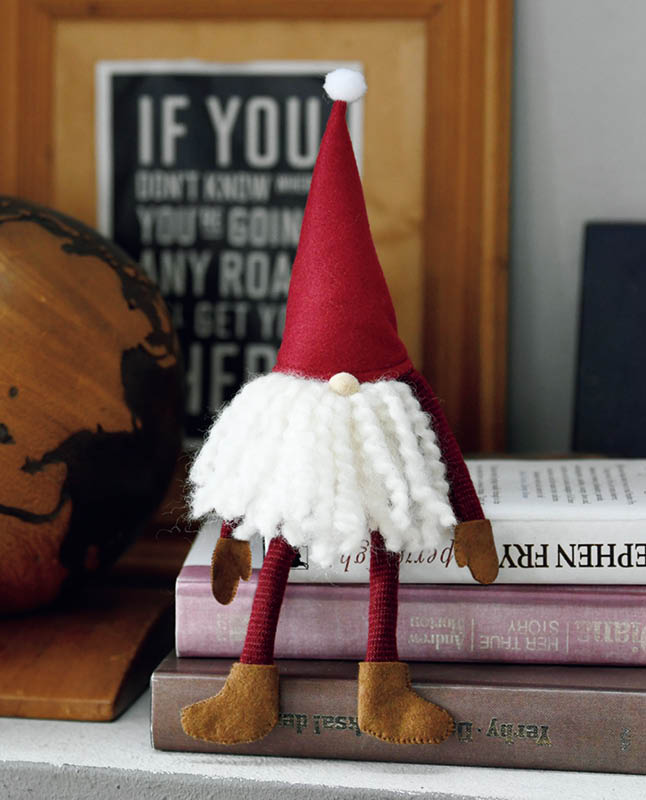 【型紙】クリスマス トムテの人形　（AM-0022）