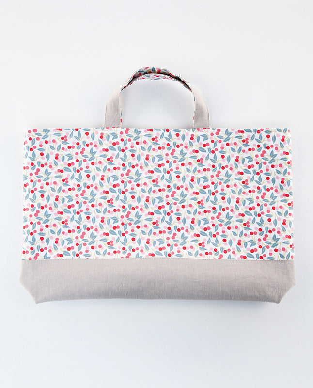 【型紙】通園通学グッズの3点セット|トートバッグ/お着替え袋/うわばき入れ （AM-0030）