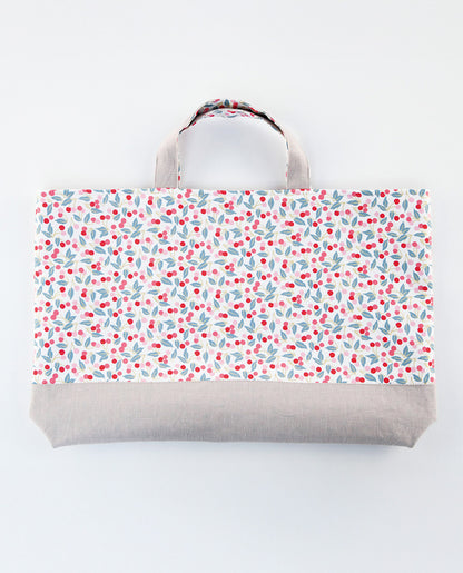 【型紙】通園通学グッズの3点セット|トートバッグ/お着替え袋/うわばき入れ （AM-0030）