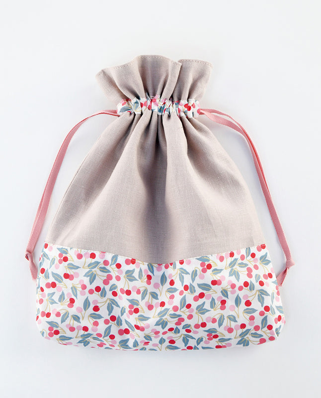 【型紙】通園通学グッズの3点セット|トートバッグ/お着替え袋/うわばき入れ （AM-0030）