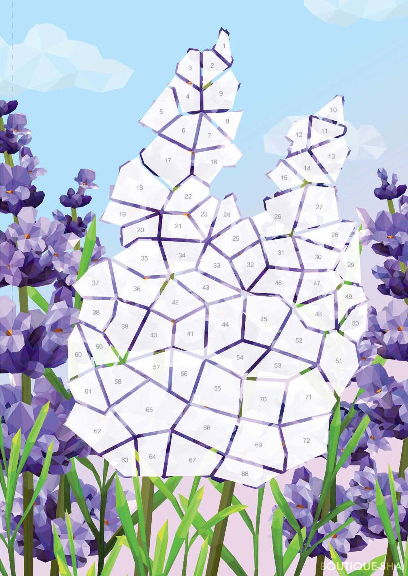 【書籍】シールパズルブック ～美しい花々～(D77)