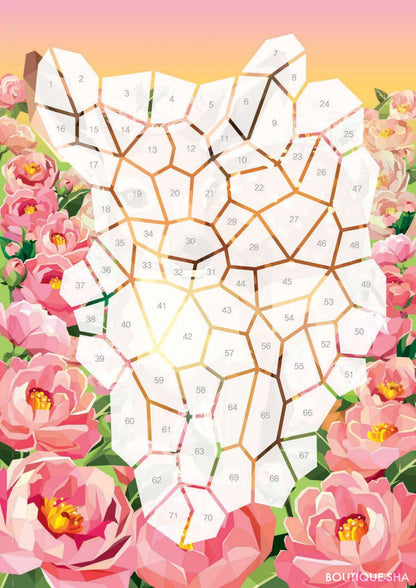【書籍】シールパズルブック ～動物たちの花日和～(D82)