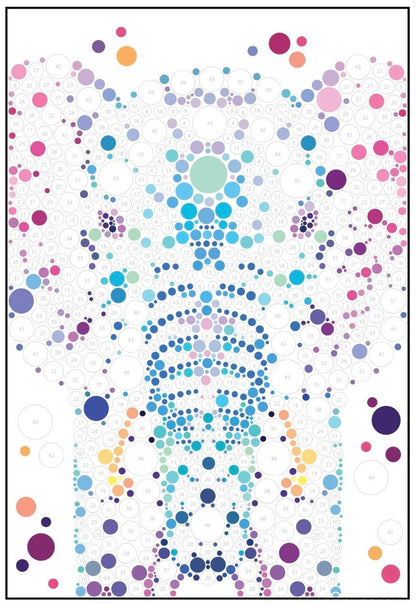 【書籍】丸シールで完成させる ドットシールパズル(D83)