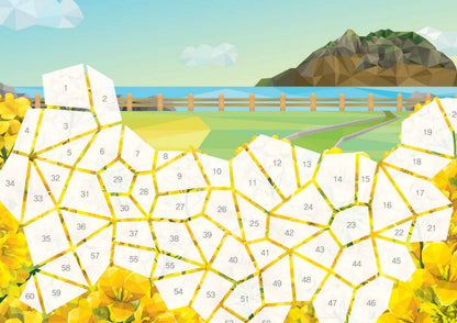 【書籍】シールパズルブック ～花が導く風景散歩～(D86)