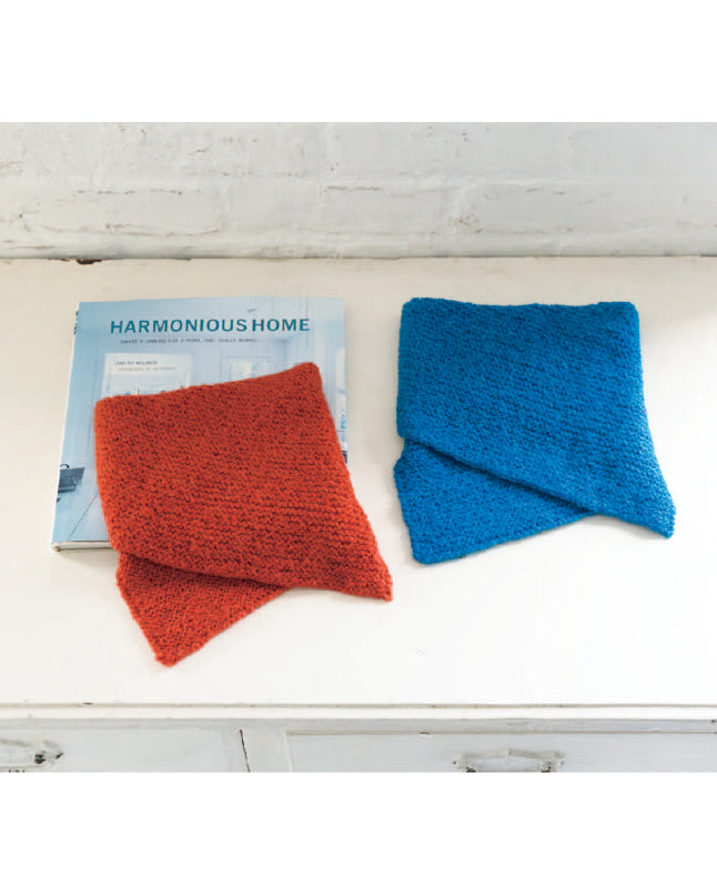 【DL 編み物】ガーター編みのかんたんネックウォーマー Design by ハマナカ企画（DLknit0040）