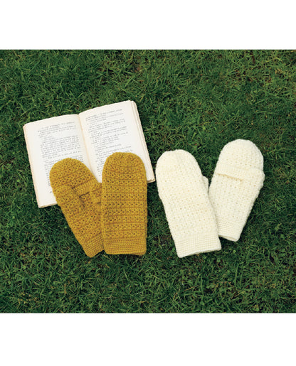 【DL 編み物】スタークロッシェのミトン Design by ハマナカ企画（DLknit0041）