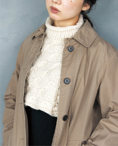 【DL編み物】クロス模様のネックウォーマーDesign by 宇野千尋（DLknit-0044）