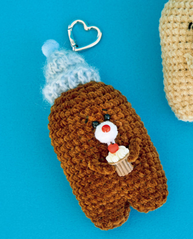 【DL 編み物】もぐら3兄弟のあみぐるみ Design by めろる（DLknit-0054）