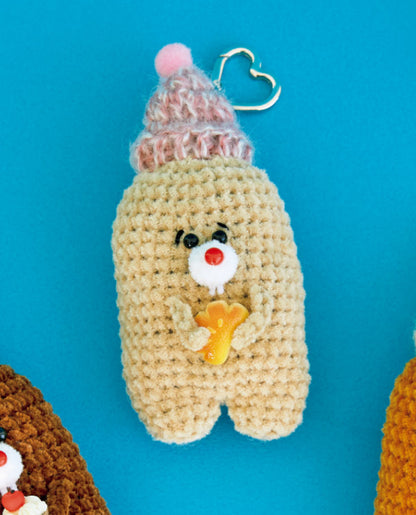 【DL 編み物】もぐら3兄弟のあみぐるみ Design by めろる（DLknit-0054）