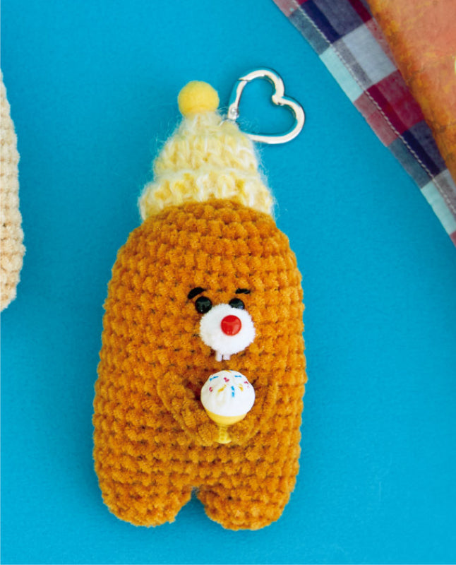 【DL 編み物】もぐら3兄弟のあみぐるみ Design by めろる（DLknit-0054）