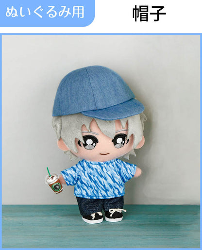 【型紙】キャップ（ボールチェーンマスコット／Chibiぬいマスコット用）（DO-0004）