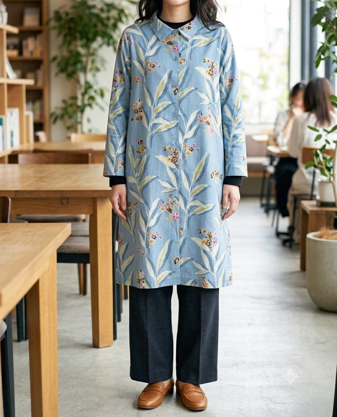 【型紙】手ぬいのシャツワンピース　Design by 高橋恵美子（EC-0014）