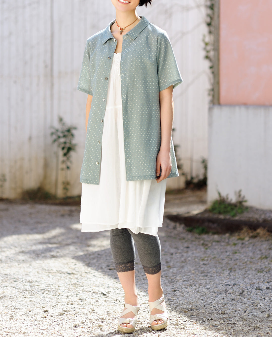 【型紙】手ぬいのシャツ　Design by 高橋恵美子（EC-0015）