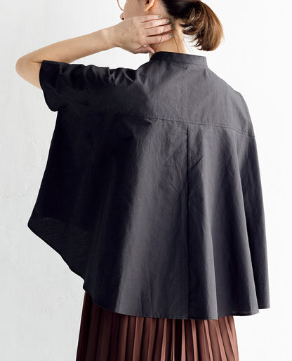 【型紙】スタンドカラースキッパーシャツ　Designed by enanna （EN-0005）