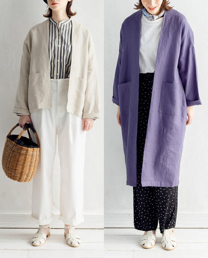 【型紙】丈が選べるコーディガン　Designed by enanna （EN-0006）