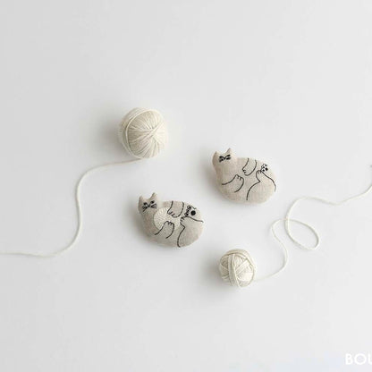 【書籍】nekogaoの刺繍ブローチと小物(S8057)