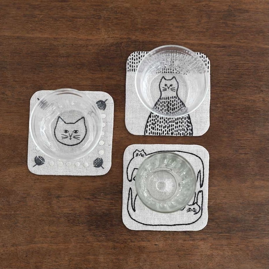 【書籍】nekogaoの刺繍ブローチと小物(S8057)