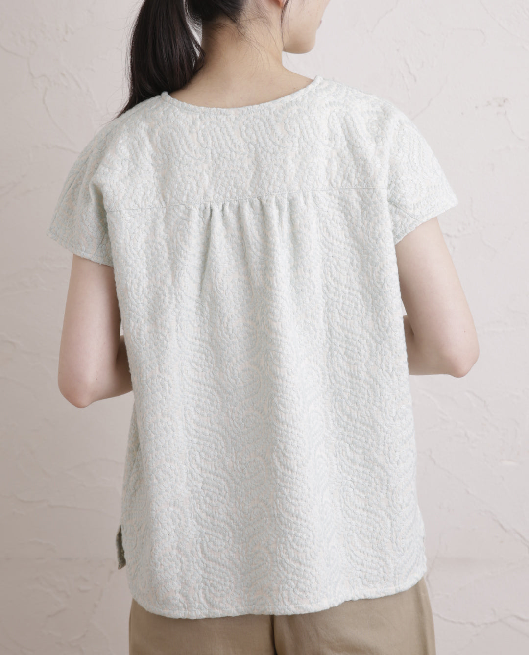 【型紙】フレンチスリーブブラウス designed by かたやまゆうこ(KY-0007)