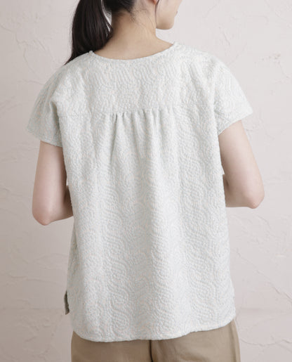 【型紙】フレンチスリーブブラウス designed by かたやまゆうこ(KY-0007)