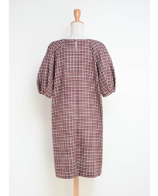 【型紙】ランタンスリーブワンピース（LB-0017）