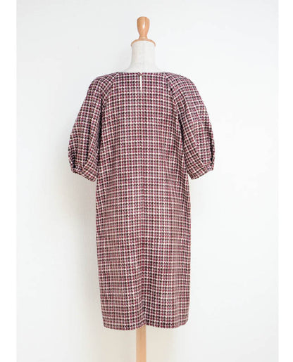 【型紙】ランタンスリーブワンピース（LB-0017）