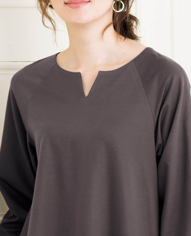 【型紙】アシンメトリーなヘムラインチュニック（LB-0018）