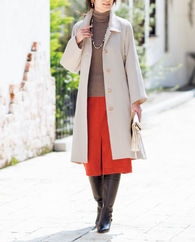 【型紙】ステンカラーコート（LB-0022）